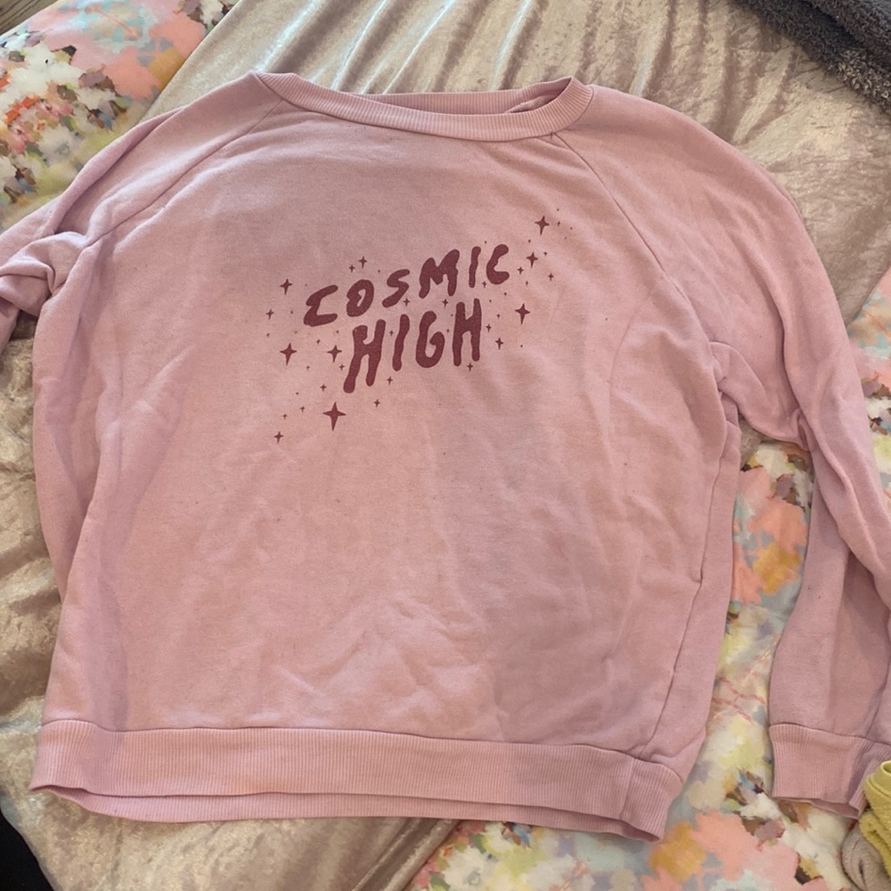 Wildfox light (terry cloth inside) sweatshirt